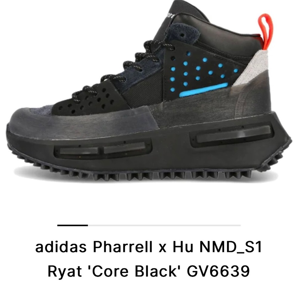 Adidas HumanRace NMD S1 Ryat Sneakers (Black)